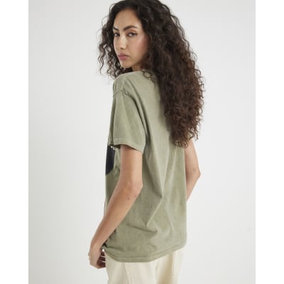 Khaki Art Studio Foil T-Shirt