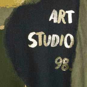 Khaki Art Studio Foil T-Shirt