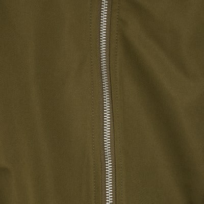 Khaki Belted Bubble Hem Jacket