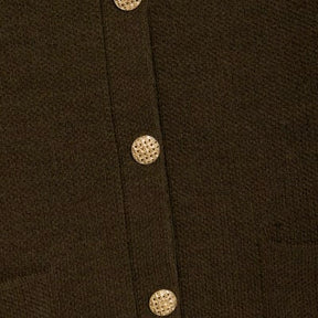 Khaki Knitted Long Sleeve Cardigan