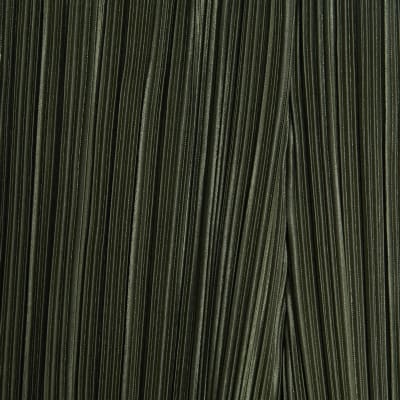 Khaki Plisse Wide Leg Trousers