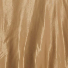 Khaki Satin Long Batwing Sleeve Top