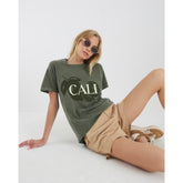 Khaki Short Sleeve Cali Fruit T-shirt