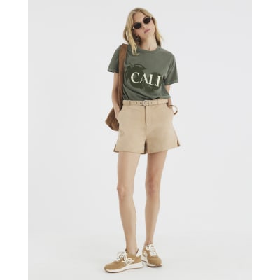 Khaki Short Sleeve Cali Fruit T-shirt