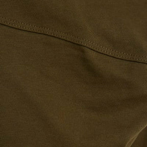 Khaki Short Sleeve Drape Side T-shirt