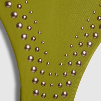Khaki Studded Swimsuit