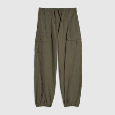 Khaki Utility Cargo Cuffed Joggers