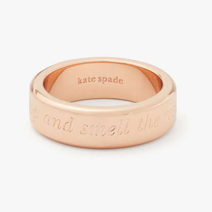 Stop And Smell The Roses Idiom Ring