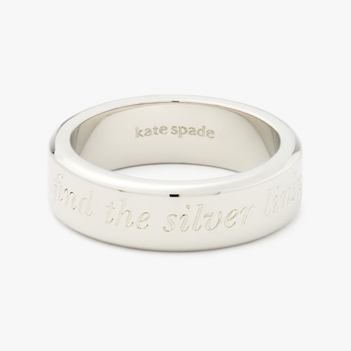 Find The Silver Lining Idiom Ring