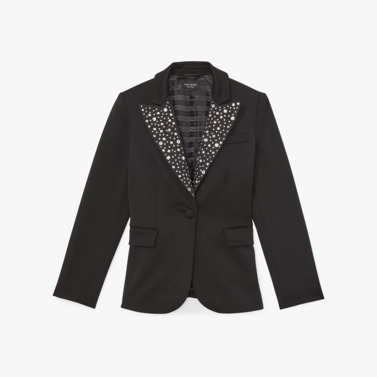 Embellished Tweed Blazer