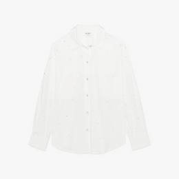 Embellished Poplin Shirt