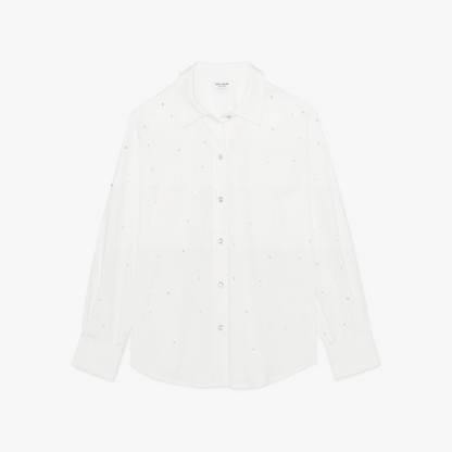 Embellished Poplin Shirt