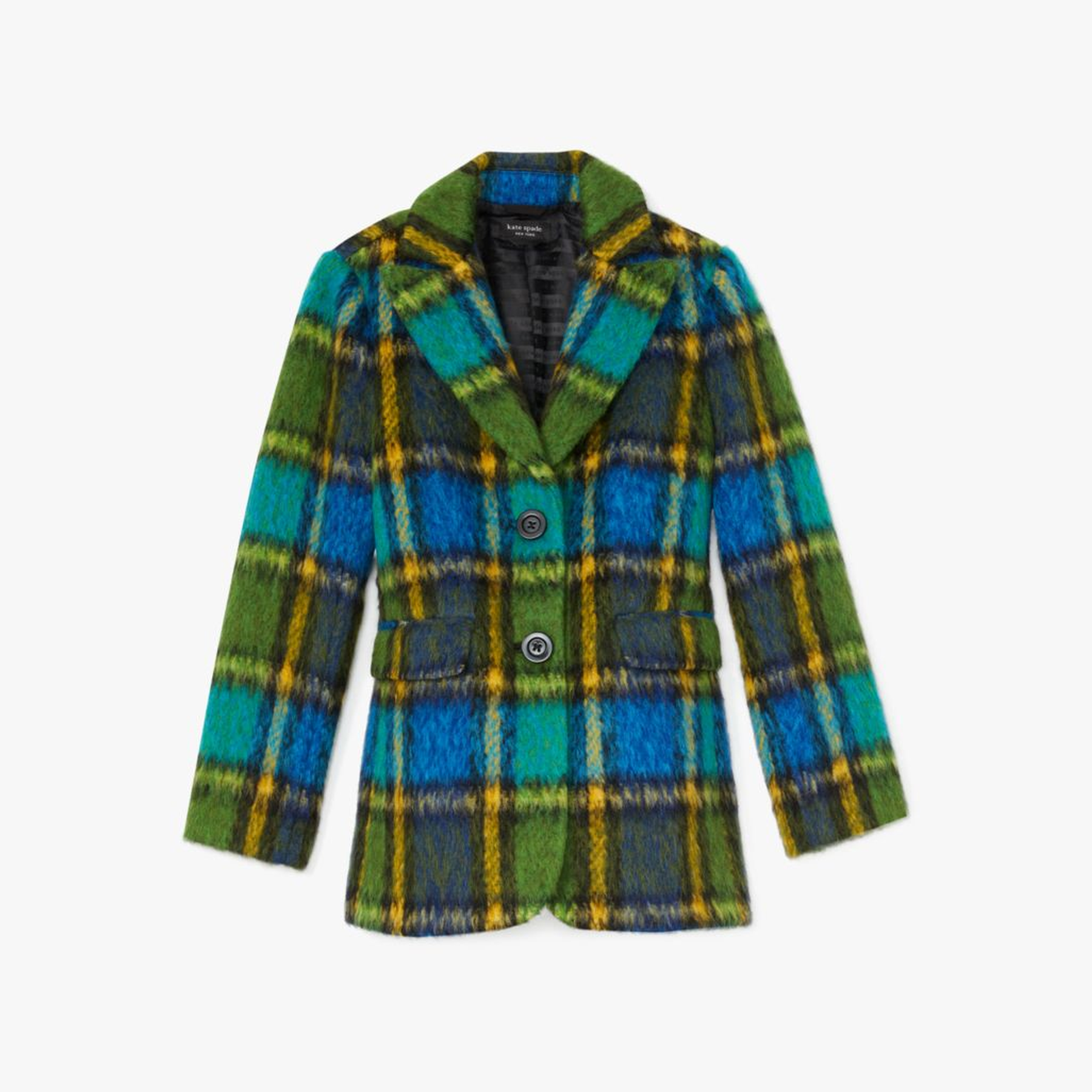 Grand Plaid Wool Jacket
