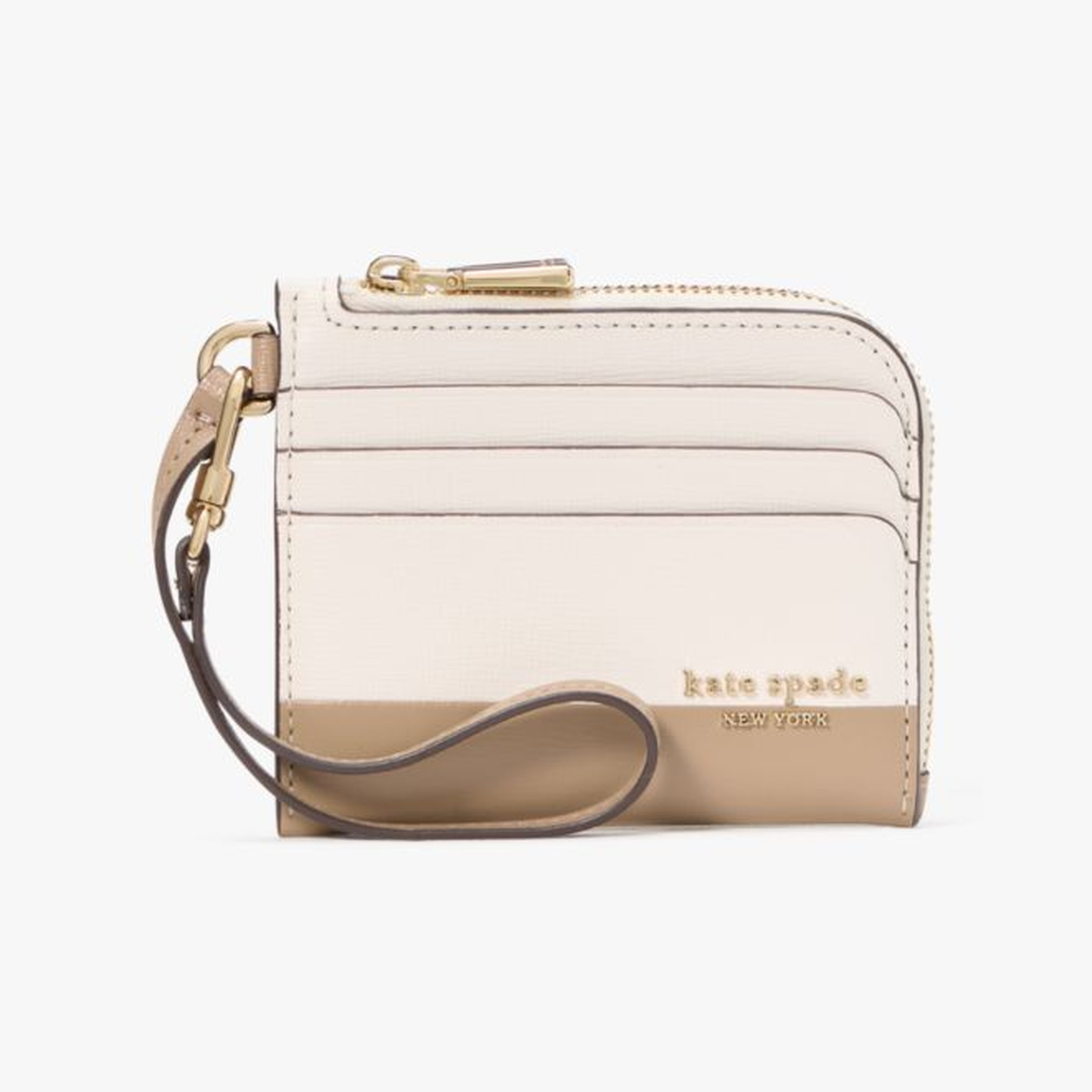 Devin Colorblocked Coin Card Case Wristlet