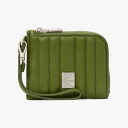Deco Quilted Card Case Wristlet