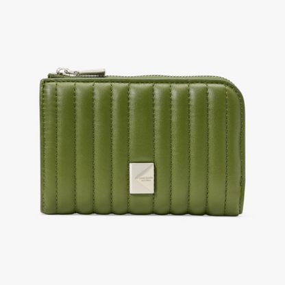 Deco Quilted Compact Wallet