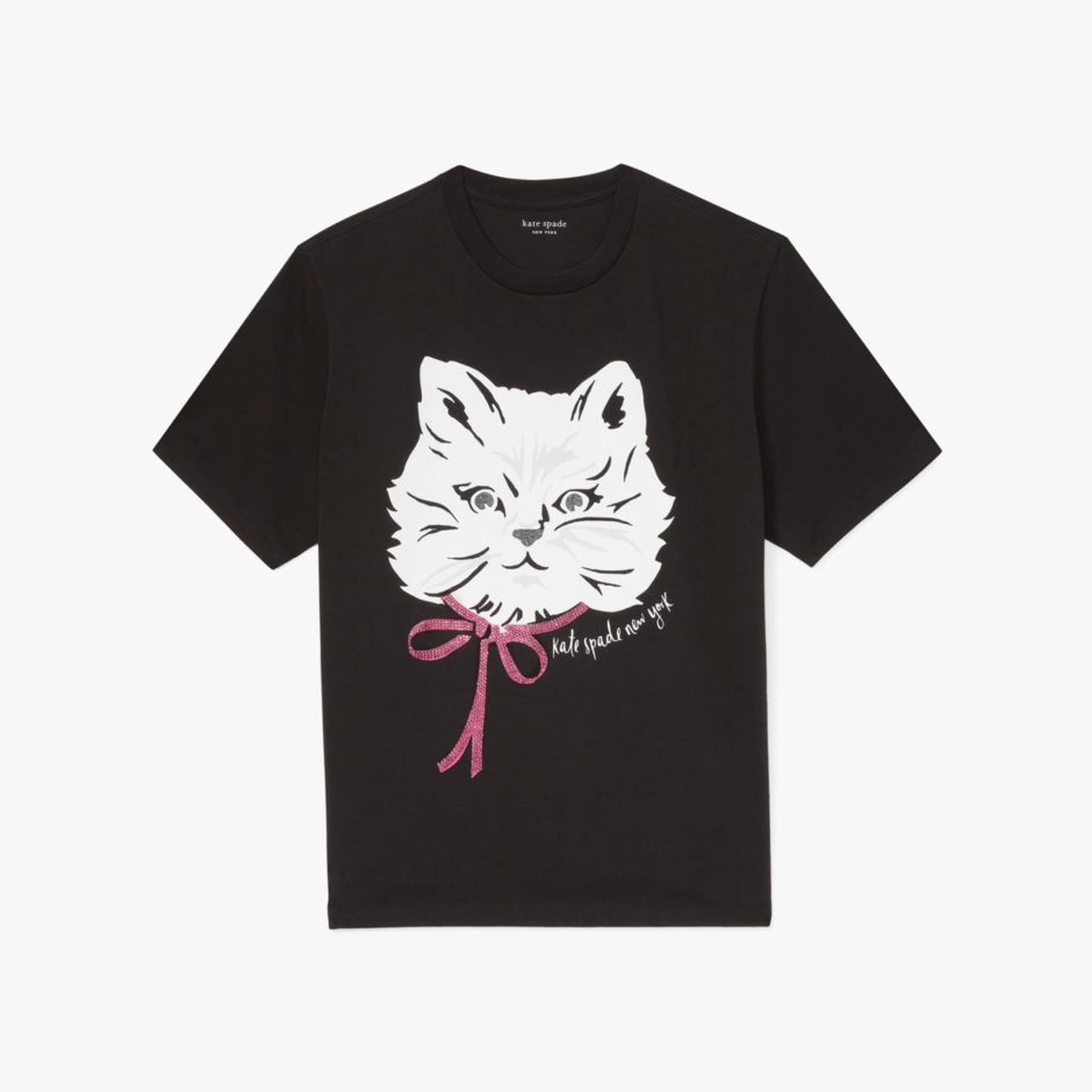 Embellished Cat Tee