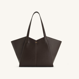 Kiana Large Capacity Tote Bag - Caramel