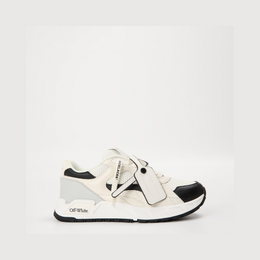 Kick- Panelled Leather Low-Top Trainers