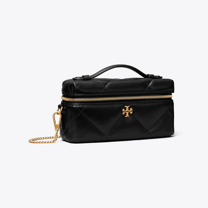 Kira Diamond Quilt Charm East-West Vanity Case
