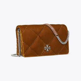 Kira Diamond Quilt Velvet Crossbody