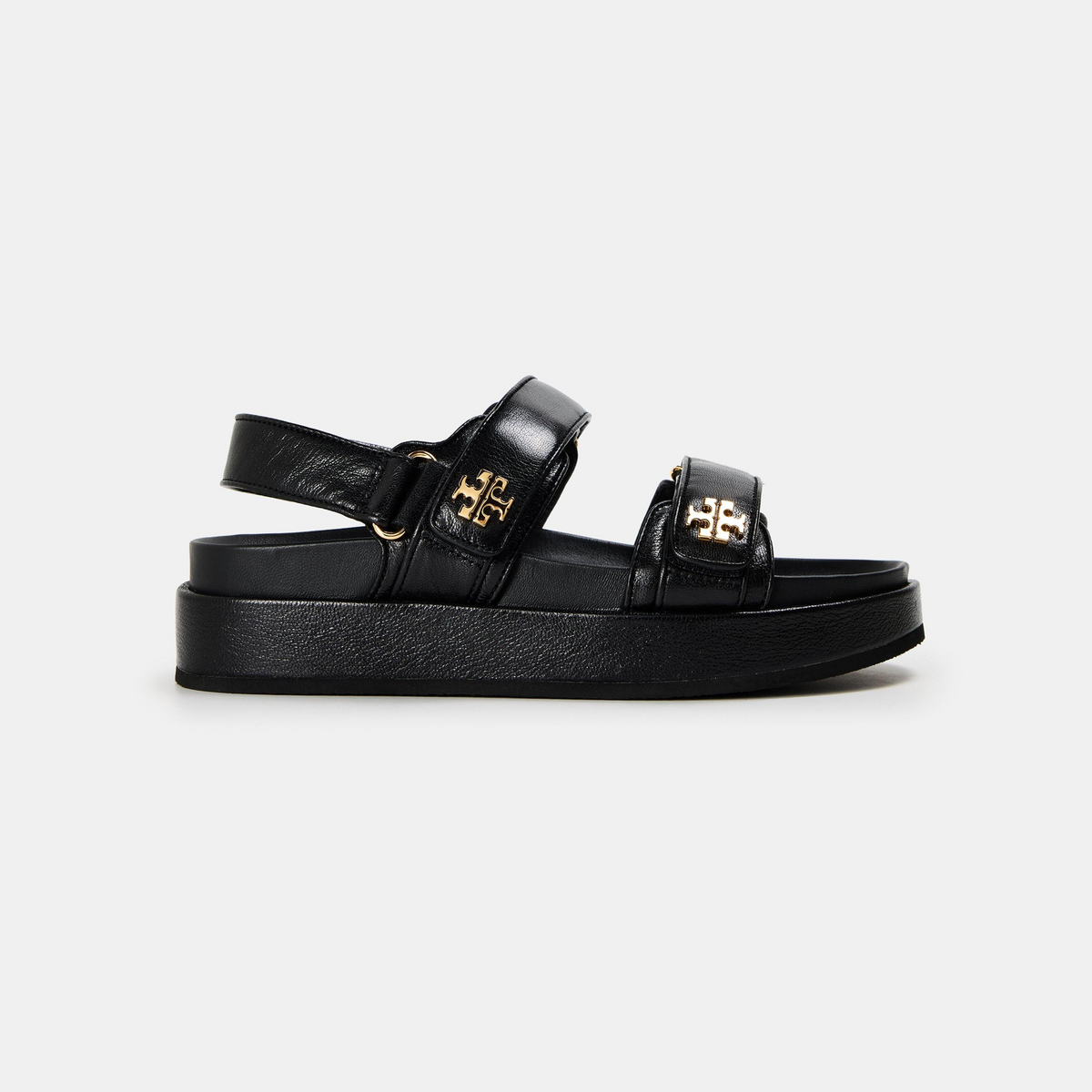Kira Leather Flat Sandals