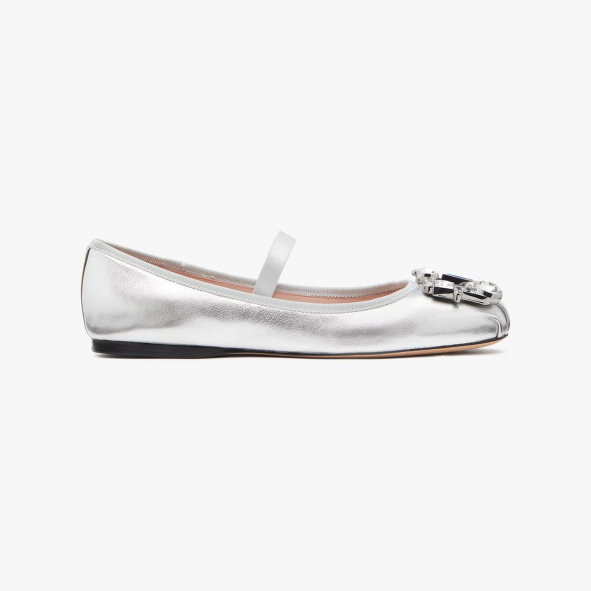 Renata Metallic Mary Jane Ballet Flats