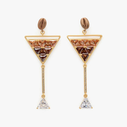 Shaken And Brewed Statement Earrings