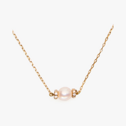 Kate Spade Fine Meant To Be Pearl & Diamond Pendant