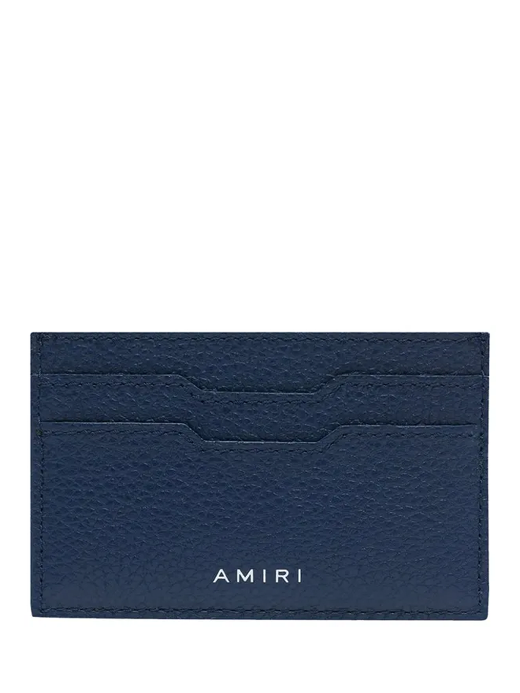 Amiri Iconic Embossed Logo Card Holder in Navy
