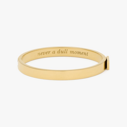Never A Dull Moment Idiom Bangle