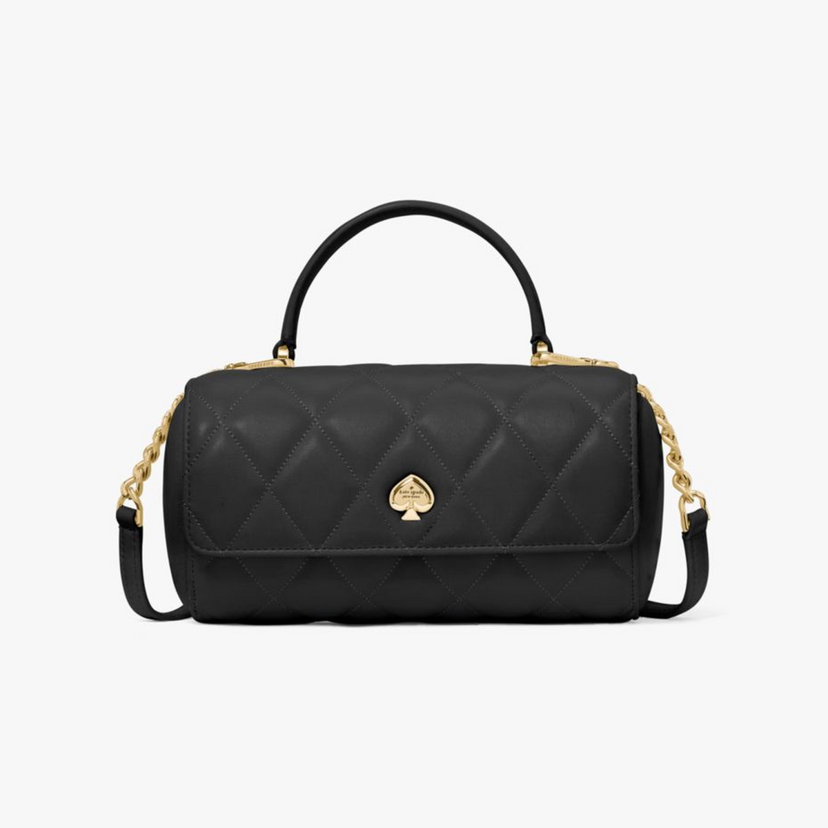 Heart Barrel Quilted Crossbody