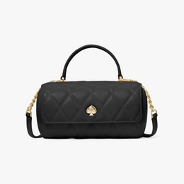 Heart Barrel Quilted Crossbody