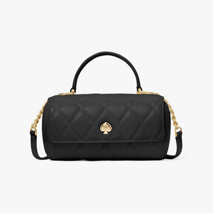 Heart Barrel Quilted Crossbody