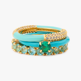 Hint Of Shimmer Stacking Ring Set