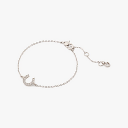 Lucky Charm Pavé Horseshoe Solitaire Bracelet