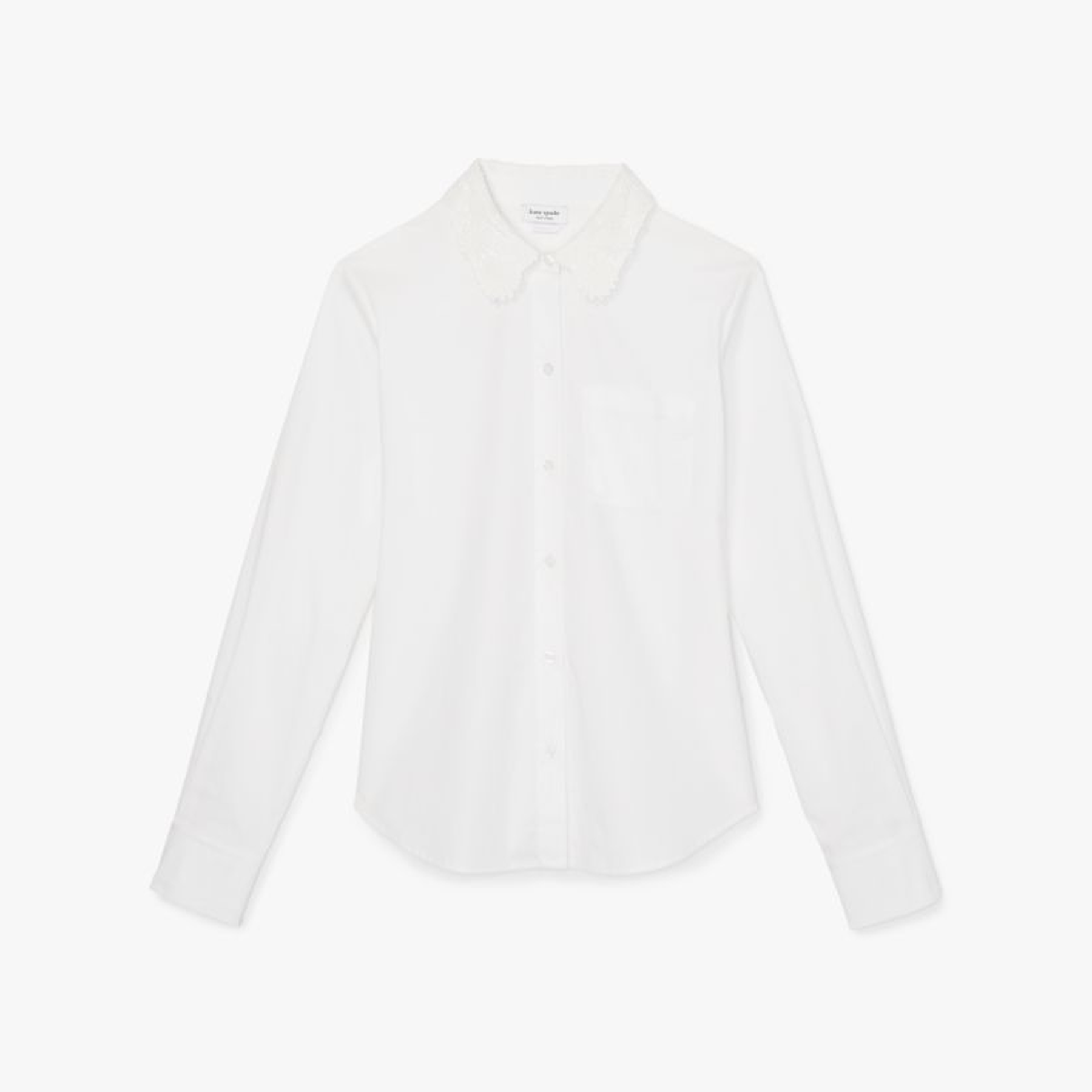 Daisy Lace Collar Button Up Shirt