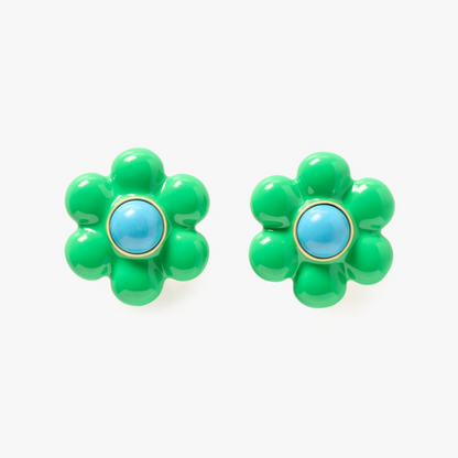 Petal Puff Statement Studs