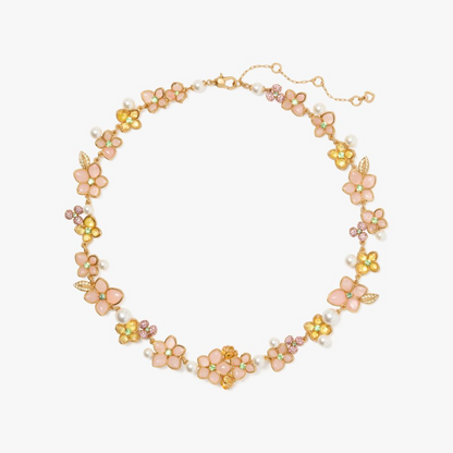 Pastel Petals Statement Necklace