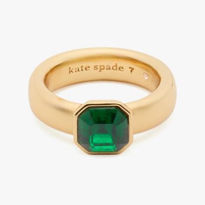 Keep Sparkling Asscher Ring