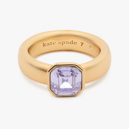 Keep Sparkling Asscher Ring
