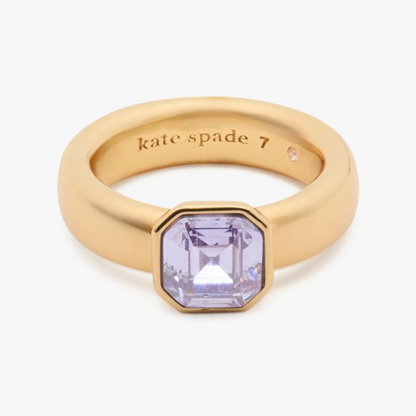 Keep Sparkling Asscher Ring