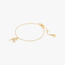 Initial Script Bracelet