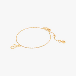 Initial Script Bracelet