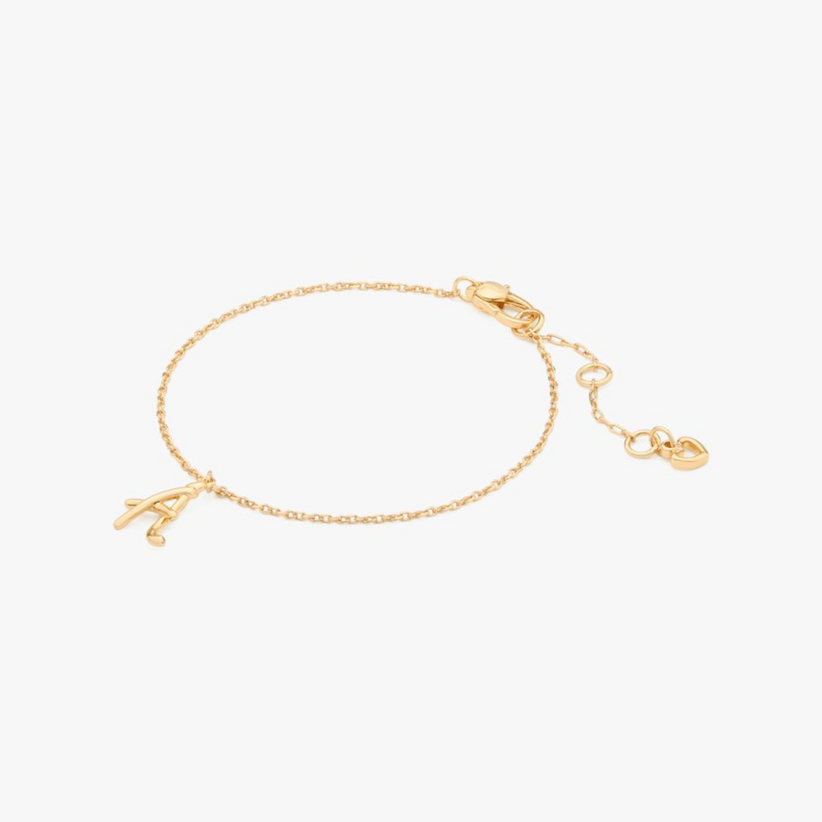 Initial Script Bracelet