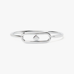 Cut To The Chase Oval Spade Bangle