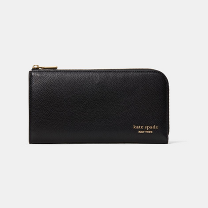 Devin Pebble Zip Around Continental Wallet