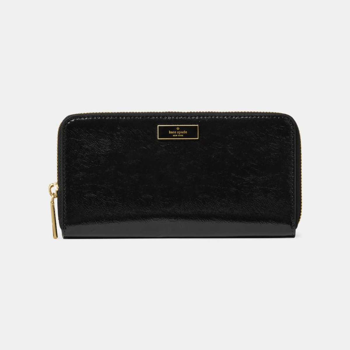 Bridget Crinkle Patent Large Continental Wallet
