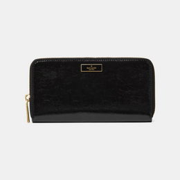 Bridget Crinkle Patent Large Continental Wallet