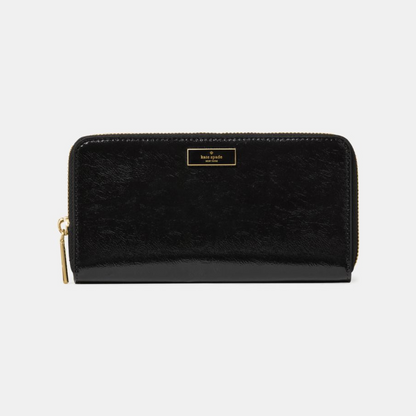 Bridget Crinkle Patent Large Continental Wallet